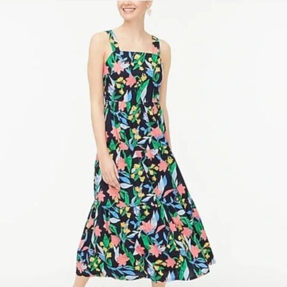 J.Crew Floral Tiered Sleeveless Sundress Size 8 - Picture 10 of 10